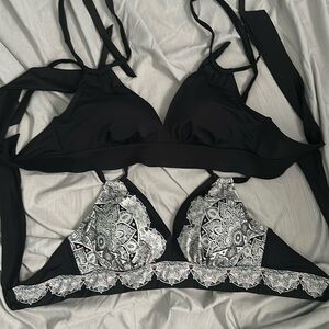 Clear out  - Two (2) Swimsuits For All Halter bikini tops